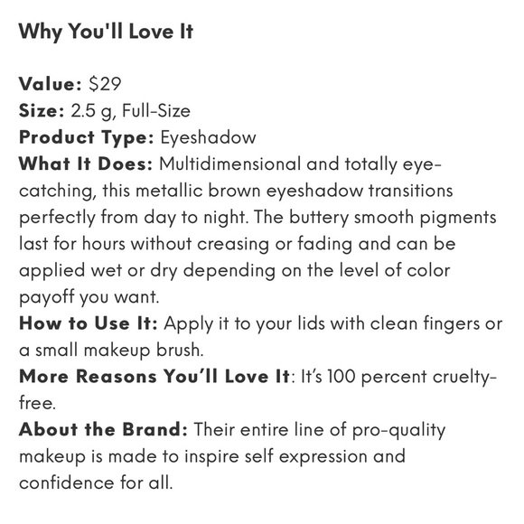 NIB COLOR BOSS Metal Finish Eyeshadow News Flash - Picture 10 of 15